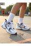 Unisex White Black Daily Comfortable Lightweight Children's Walking Running Sports Shoes - 3