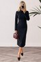 Timeless Elegance: Shirt Collar Modern Pencil Dress 12407 - 2