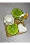 Summer Breeze Lemon Design Digital Printing Stain-Resistant Fabric Cocktail & Presentation Napkin 6 Pieces