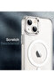 Apple iPhone 15 Plus 5G Transparent Magsafe Protective Yellowing Resistant Case Cover - 4