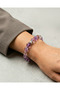 Super Seven Natural Stone Bracelet – Multi-Mineral Crystal Unisex Purple-Lilac 8mm - 3