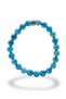 Apatite Natural Stone Bracelet Motivation and Focus Bracelet 8mm Unisex Blue - 2