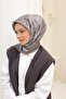 وشاح نسائي لامع بنمط سحابة المنك 75002-54