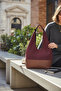 Suede Detailled Large Casual Women's Arm and Shoulder Bag - 5