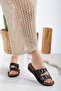 Women's Ultra Soft Soft Sole Wedge Heel Orthopedic Daily Mother Slippers with Inner Pad - 3