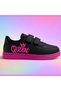 Limited Edition Black Pink Queen Printed Girls' Strappy Sports Shoes Sneaker - 2