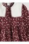 Baby Collar Floral Girl's Dress - 4