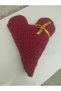 Knitted Heart Pillow - 3