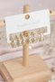 316L Steel Gold Color Baguette Zircon Stone Hoop Earring Set Tarnish Resistant |   Stylish and Durable Jewelry - 2