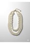 White 3-Piece Pearl Women's Necklace - 3
