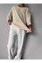 Men's Premium Oversized Knitwear Knitted T-Shirt Relaxed Fit Summer Transitional Crew Neck Blouse - 3