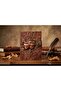 Art Series Large Size Theater Figure (17X23 cm) Gift Souvenir Notebook Daily Journal Raw Leather Handmade