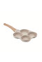 4-Hole Egg Pan 18cm Grey - Nonstick Granite Coated Breakfast Maker - 8