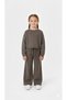 Girl's Knitwear Sweater Set, Bottom and Top, Brown Color, 3/7 Years