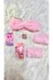Soft Hair Band and Wristband for Makeup Application, 6 Pieces