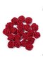 50 Pieces of Satin Borda Rose - Ornament Material for Cardigan Baby Outfits, Buckle and Organization - 5