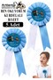 I Read Books Ribbon Badge 5 Pieces Blue and White Lapel Badge Children's Day Event 15 cm Kokart