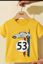53 Car Printed Unisex Children's T-Shirt