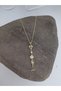 Zircon Stone Mystic Figured Lucky Necklace Steel Y Necklace - 7