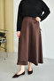 Women's Side Tie Hijab Long Skuba Skirt - 5