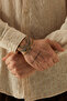 Yavrel Men's Gold Color Stainless Steel Fine Mesh Model Bracelet - 3