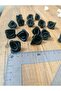50 Pieces of Satin Black Roses - Decorative Material for Organization - 8