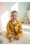 100% Cotton Unisex Baby Pajama Set with Bee Pattern, Long Sleeve Top and Bottom
