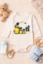 Baby Bodysuit with Funny Writing Canary Family Printed 100% Cotton Bodysuit (Newborn & Baby) - 3