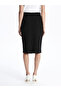 Women's Pencil Skirt with Elastic Waist (S5) - 4