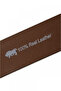 Light Brown Genuine Leather Laser Patterned Sports Men's Belt with Black Buckle, Shortenable 2602663 - 5