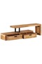 TV Stand (118-200)x30x40 cm Solid Wood Acacia - 2
