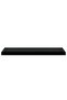 Floating Wall Shelves 2 pcs Black 80x23.5x3.8 cm MDF - 6