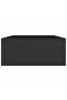 Wall-mounted Drawer Shelves 2 pcs Black 40x23.5x10cm MDF - 7