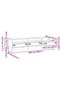 TV Cabinet Black 202x39x43.5 cm Cold-rolled Steel - 3