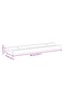Picture Frame Ledge Shelves 2 pcs Black 40x9x3 cm MDF - 3