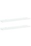 Picture Frame Ledge Shelves 2 pcs White 60x9x3 cm MDF - 4