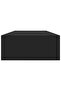 Wall-mounted Drawer Shelves 2 pcs Black 60x23.5x10cm MDF - 7