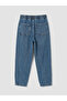 Indigo Barrel Fit Boys' Jean Pants - 2
