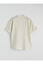 LCW Kids Boy's Striped Prevailing Collar Short Sleeve Shirt - 3