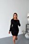 Tulle Embossed Lined Mini Dress - 5