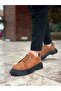 Ba0245 Tan Suede Smart Rubber Laces High Black Sole Casual Men's Shoes - 2