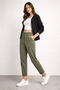 Casual & Sports Women's High Waist Lace-Up Jogger Pants - 2