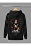 John Wick Printed Cotton Long Sleeve Fleece-Lined 3-Yarn Hooded Sweatshirt