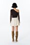Women's Blouse 23322 Coffee - 5