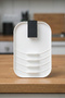 Pot Lid and Spoon Holder – Countertop Kitchen Organizer with Drip Channel - 2