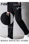 Men's Sweatpants, Casual Lightweight Open Bottom Sports Pants, Loose Fit Drawstring Elastic Waist Jo - 2
