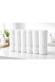 6 Pieces 70X140 cm White Bath Towels – 100% Cotton & Soft & Absorbent & for Hotel & Daily Use