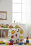 Organic Cotton Fruit Patterned Multi-Purpose Cloth Bag |   Bread - Grocery - Toy - Bag Holder Bag 35X40 - 3