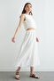 Muslin 2-Piece Set with Elastic Waist and Tasseled Skirt - 4
