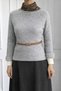 Women's Crew Neck Knit Sweater - Daily & Chic Wear
